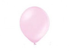 Baloni 13cm, pērļu, rozā, gaiši, BELBAL, 100 gab.