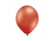 Baloni metāliski, hroma, sarkani, tumši, Belbal, 13 cm