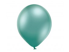 Baloni metāliski, hroma, zaļi, mint, Belbal, 30 cm