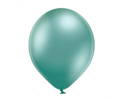 Baloni metāliski, hroma, zaļi, mint, Belbal, 30 cm