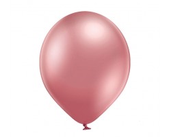 Baloni metāliski, hroma, rozā, Belbal, 30 cm