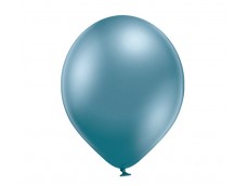 Baloni metāliski, hroma, zili, Belbal, 30 cm