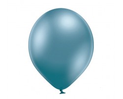 Baloni metāliski, hroma, zili, Belbal, 30 cm