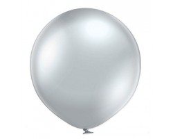 Baloni metāliski, hroma, sudraba, Belbal, 60 cm, XL