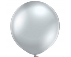 Baloni metāliski, hroma, sudraba, Belbal, 90 cm, XXL