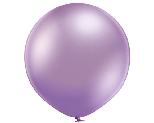 Baloni metāliski, hroma, lillā, Belbal, 90 cm, XXL