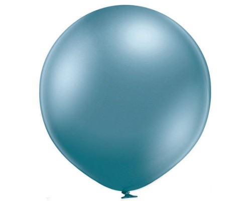 Baloni metāliski, hroma, zili, Belbal, 90 cm, XXL