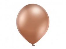 Baloni metāliski, hroma, zelta, rozā, Belbal, 30 cm, 100 gab.