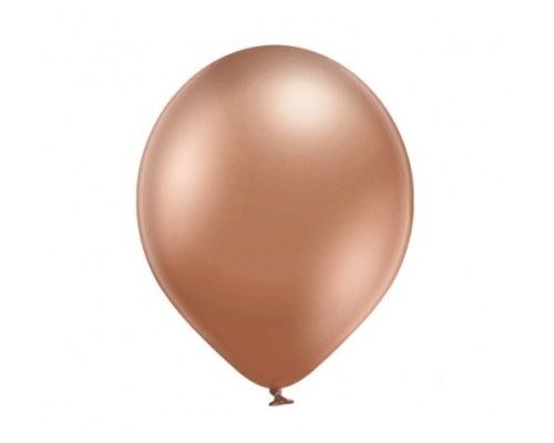 Baloni metāliski, hroma, zelta, rozā, Belbal, 30 cm, 100 gab.