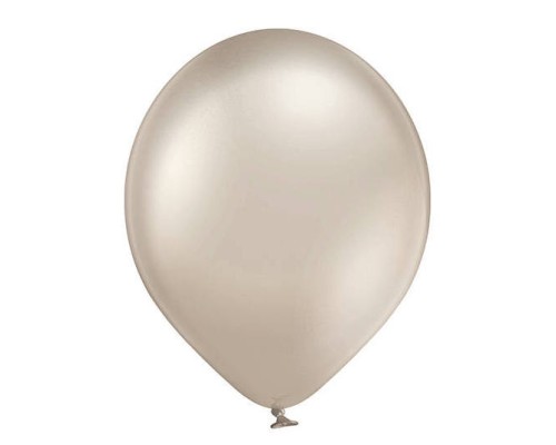 Baloni metāliski, hroma, zelta, mandeļu, Belbal, 30 cm, 100 gab.