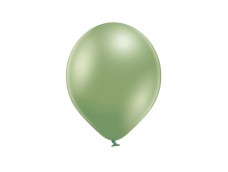 Baloni metāliski, hroma, zaļi, laima, Belbal, 13 cm, 100 gab.