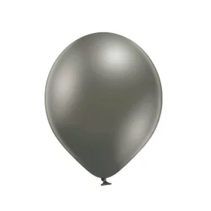 Baloni metāliski, hroma, sudraba, tumši, Belbal, 30 cm