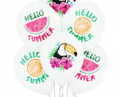 Baloni "HELLO SUMMER", sveika vasara, Belbal, 29cm