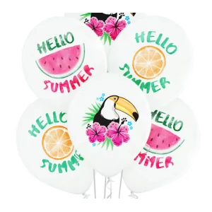 Baloni "HELLO SUMMER", sveika vasara, Belbal, 29cm