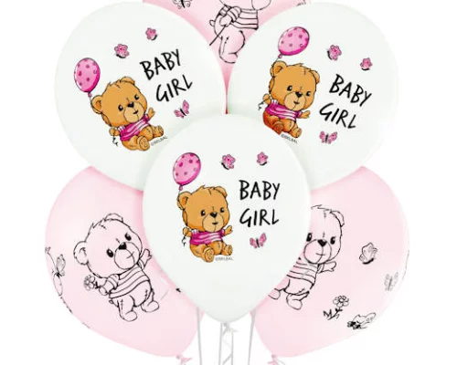 Baloni mazuļiem "BABY GIRL", meitene, Belbal, 29cm