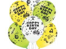 Baloni "Happy Birthday!"  "Gamer Birthday", Belbal, 29cm
