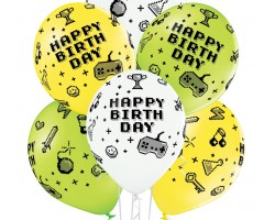 Baloni "Happy Birthday!"  "Gamer Birthday", Belbal, 29cm