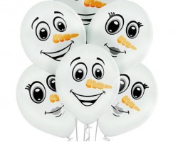 Baloni "Snowman Faces", Belbal, 29cm