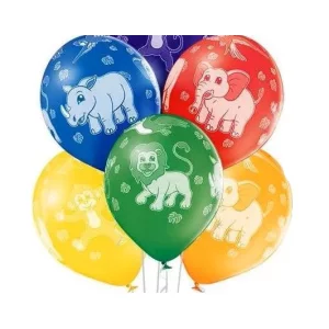 Baloni Dzīvnieki, "Zoo Animals", BelBal, 29cm Baloni Dzīvnieki, "Zoo Animals", BelBal, 29cm