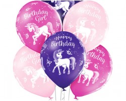 Baloni Vienradzis "Birthday", BelBal, 29cm