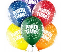 Baloni "Party Time" ballītes laiks, Belbal, 29cm