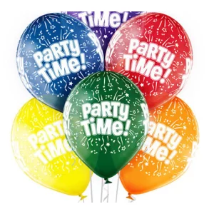 Baloni "Party Time" ballītes laiks, Belbal, 29cm