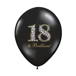 Baloni Cipars 18 - "Brilliant", briljants, 29cm Baloni Cipars 18 - "Brilliant", briljants, 29cm