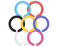 Baloni figūru veidošanai GEMAR D4 - 100 gab. Twister mix