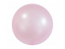 Folijas balons 46cm - bumba, rozā