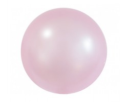 Folijas balons 46cm - bumba, rozā