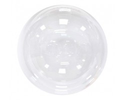 Baloni bezkrāsaini, caurspīdīgi, PVC folijas 65cm XXL - bumba