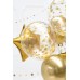 Folijas balons Konfeti - Zelta konfeti, 40cm, bumba, crystal