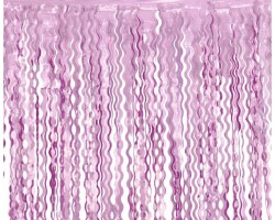 Folijas "lietutiņa" aizkars 100x200cm rozā, viļņains