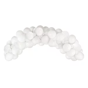 Balonu virtene balta 70 baloni un lentīte (DIY) Balonu virtene balta 70 baloni un lentīte (DIY)