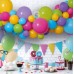 Balonu virtene krāsaina 65 baloni+lentīte (DIY)