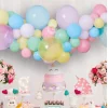Balonu virtene krāsaina macaroon 65 baloni un lentīte (DIY)