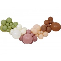 Balonu virtene krāsaina BOHO 65 baloni+lentīte (DIY)
