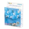 Balonu virtene maigi zila/balta 65 baloni un lentīte (DIY) Balonu virtene maigi zila/balta 65 baloni un lentīte (DIY)