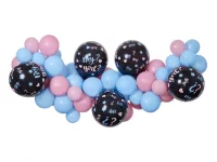 Balonu virtene puika vai meitene 65 baloni+lentīte (DIY)