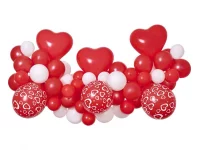 Balonu virtene "Love" 65 baloni un lentīte (DIY)