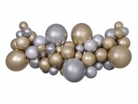 Balonu virtene pērļu/hroma sudraba/zelta (DIY)