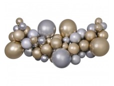 Balonu virtene pērļu/hroma sudraba/zelta (DIY)