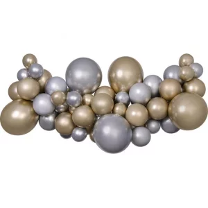 Balonu virtene pērļu/hroma sudraba/zelta (DIY) Balonu virtene pērļu/hroma sudraba/zelta (DIY)