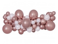 Balonu virtene pērļu/hroma rozā zelta (DIY)