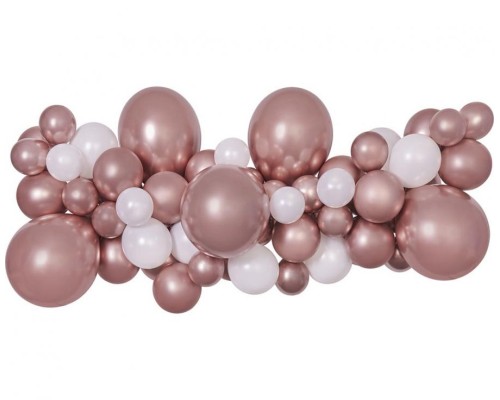 Balonu virtene pērļu/hroma rozā zelta (DIY)