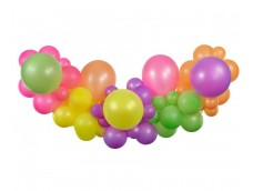 Balonu virtene "Neon" 65 baloni un lentīte (DIY)