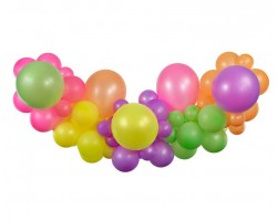Balonu virtene "Neon" 65 baloni un lentīte (DIY)