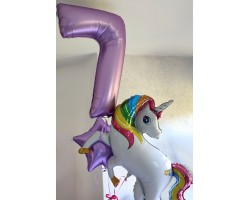 Cipars L, Smart ar folijas zvaigzni un Vienradzi 2 Cipars L, Smart ar folijas zvaigzni un Vienradzi 2