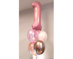 Cipars XL piecu balonu pušķī 2