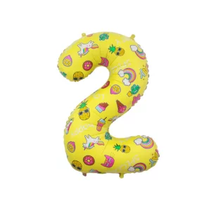 Folijas balons 78cm L - cipars 2, "Special Party" Folijas balons 78cm L - cipars 2, "Special Party"